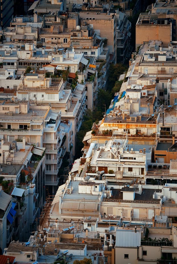 Athens Greece From Air