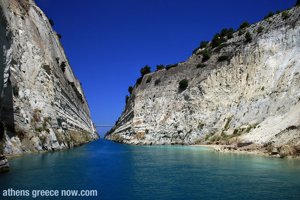 Corinth Canal in Greece