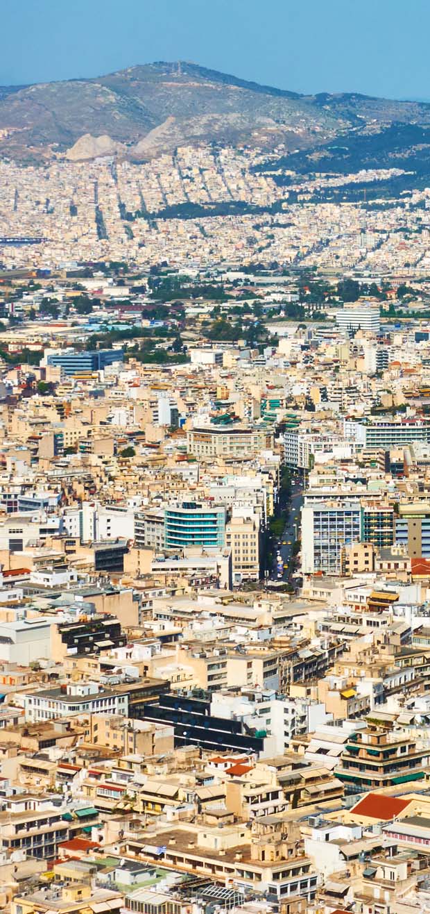 Athens Greece under a clear sky