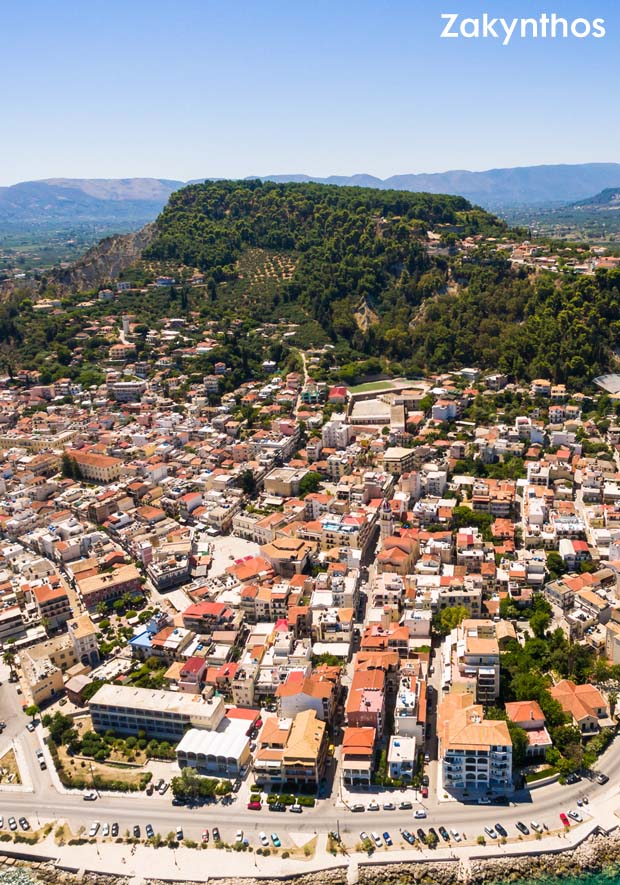 On the island of Zakynthos