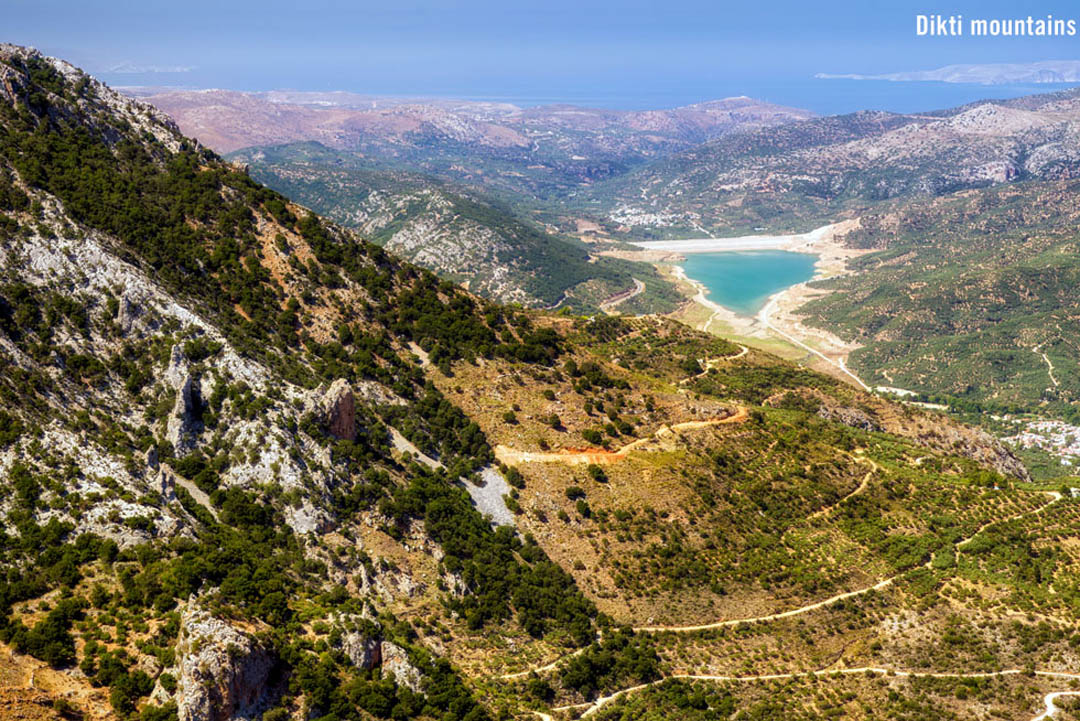 Dikti Mountains on Crete