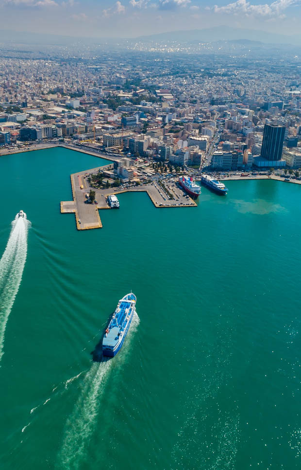 Piraeus from the air