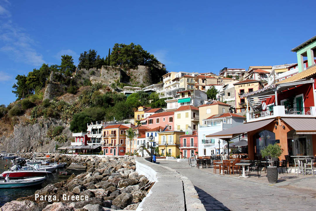 Epirus region town of in Parga Greece