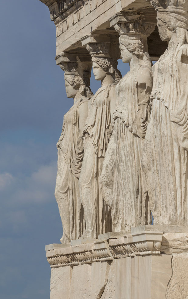 The Caryatids in Athens