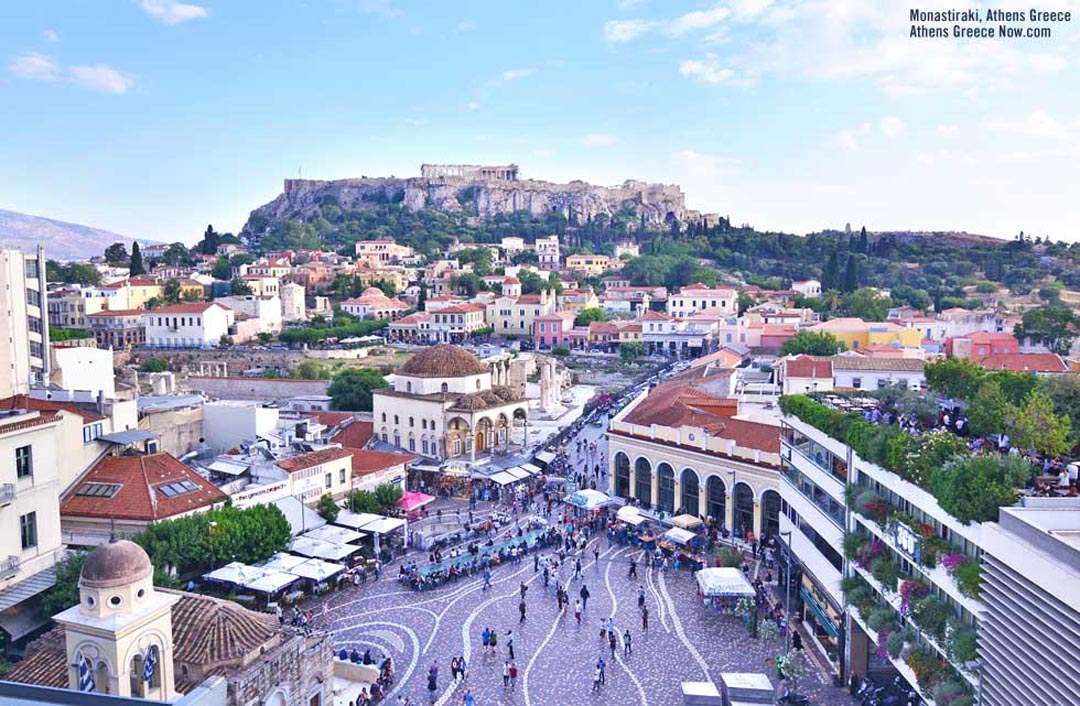Monastiraki and the Acropolis
