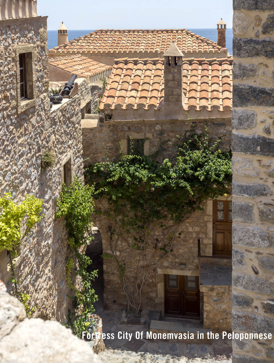 Fortress City of Monemvasia in the Peloponnese