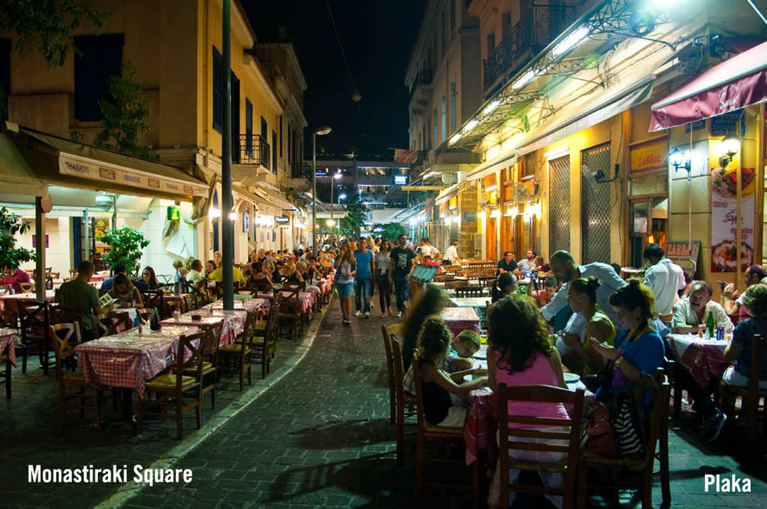 Plaka in Athens Greece