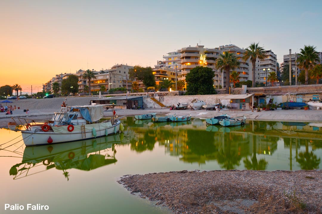 Palio Faliro fishing boats, Greece