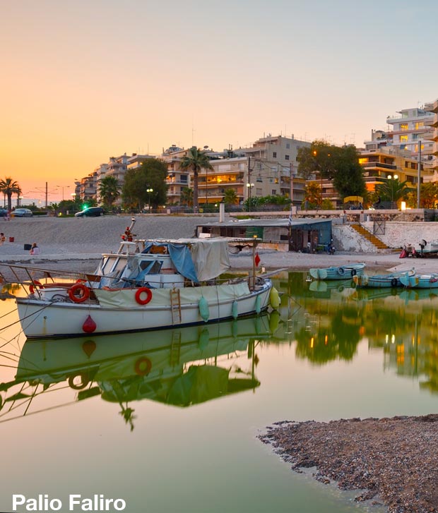 Fishing boats at Palio Faliro