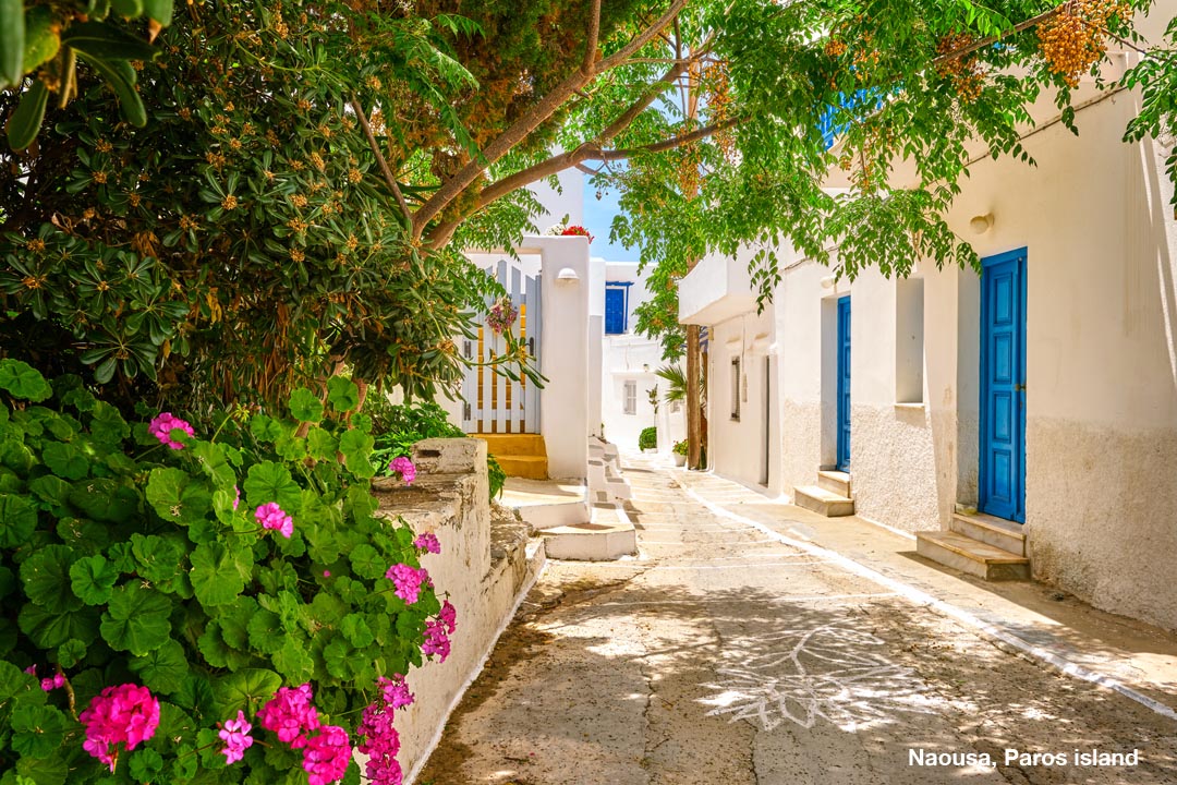 Naousa, Paros island street