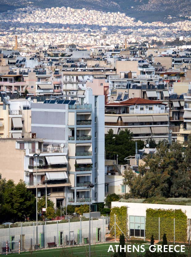 A view of Athens Greece