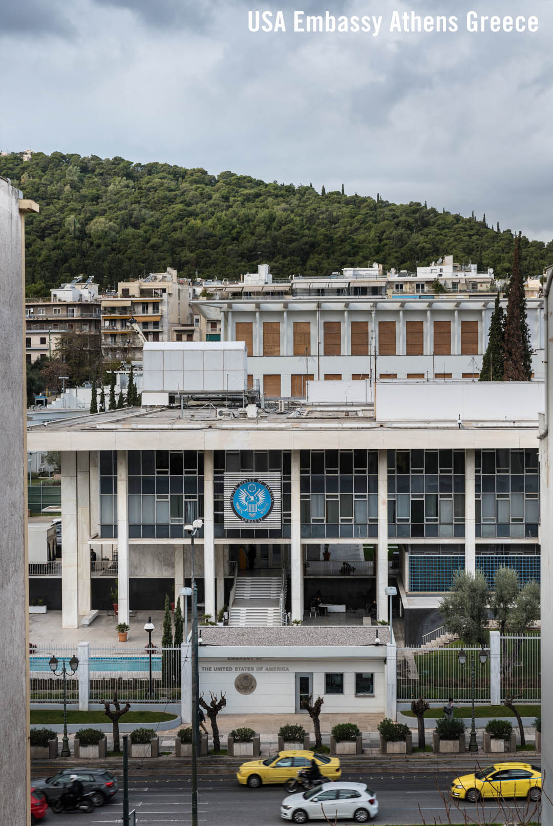 The United States Embassy in Athens Greece