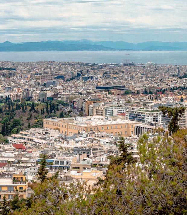 View of Syntagma from Ymittos