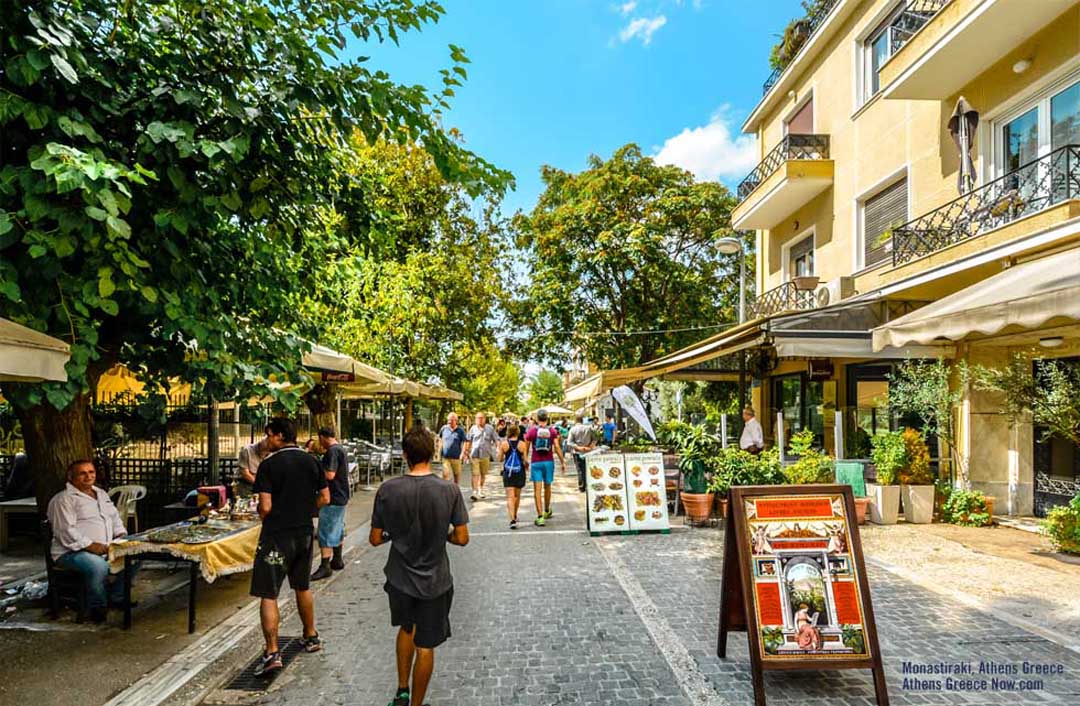 Monastiraki shopping area