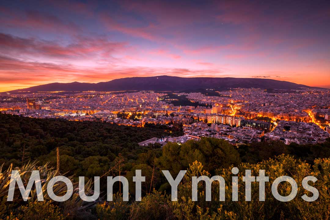 Mount Ymittos in Athens Greece