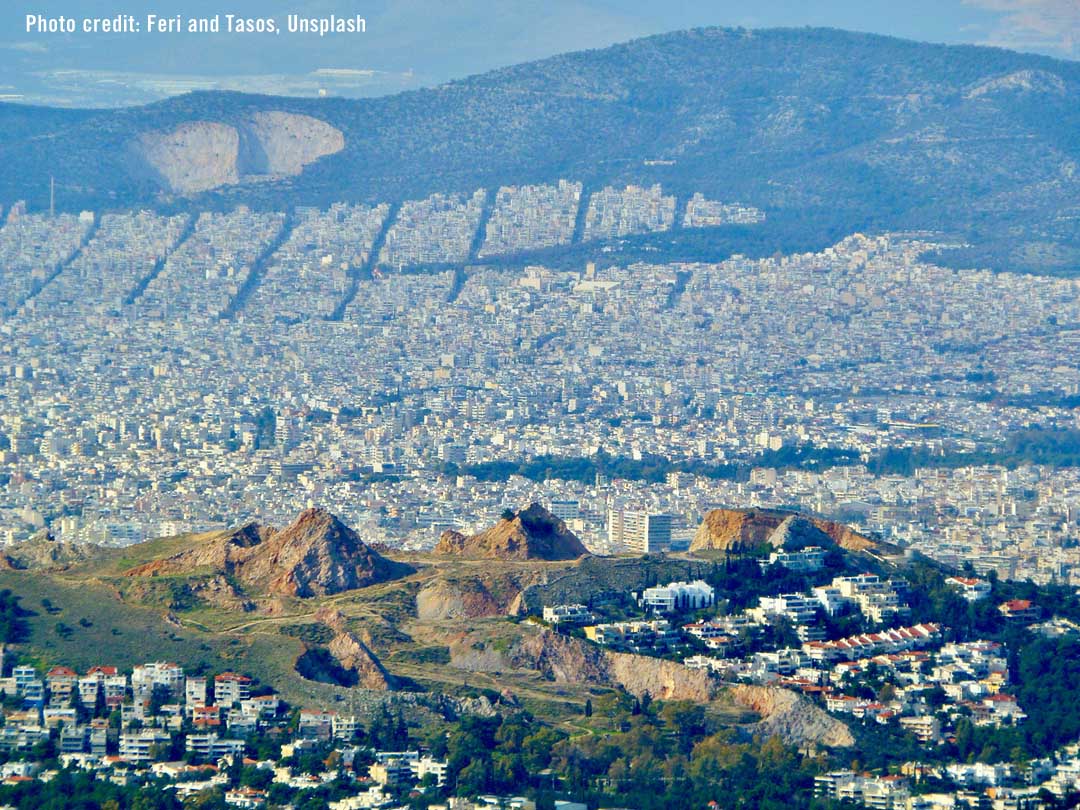 Aegaleo Mountain - photo credit Feri and Tasos for Unsplash