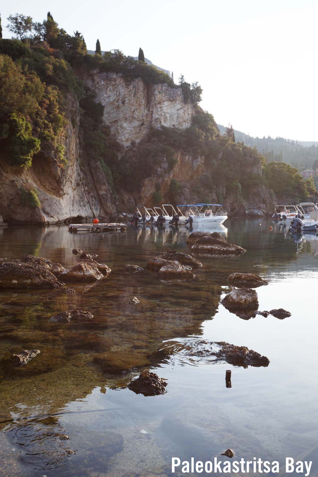 Paleokastritsa bay at dawn