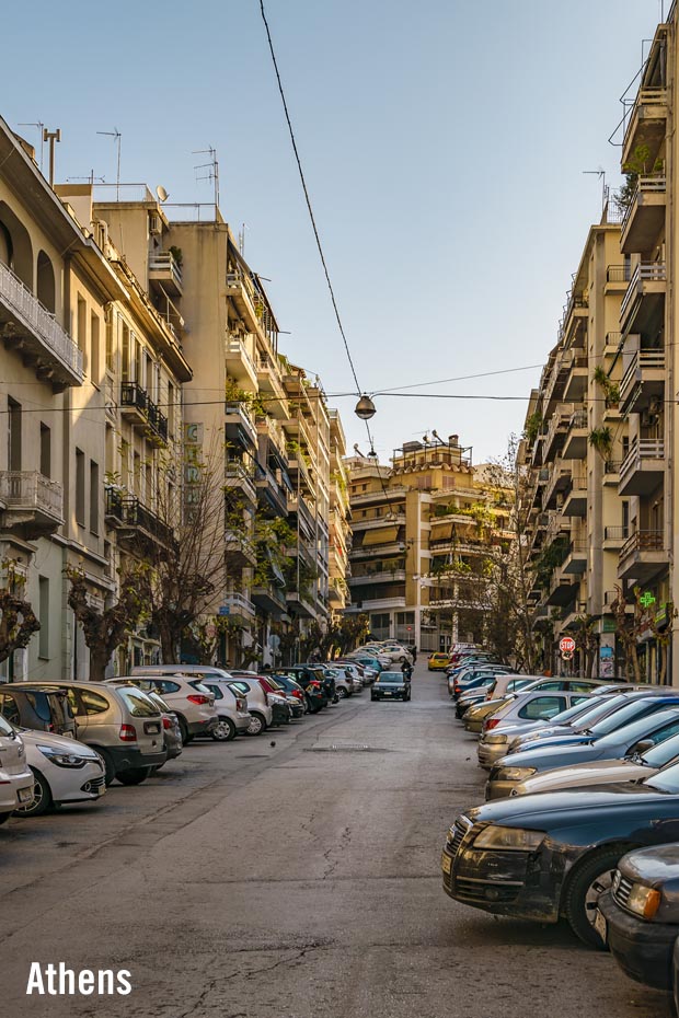 A street in Athens Greece