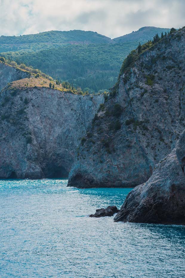 The Greece shoreline