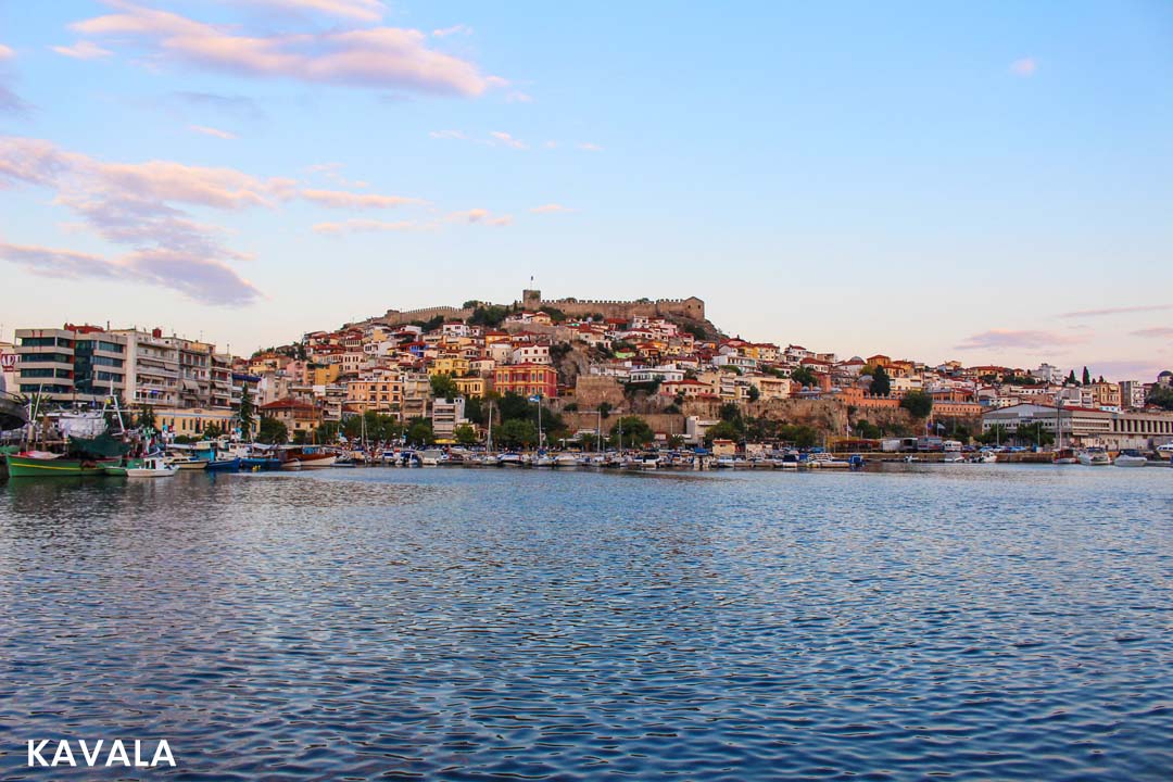 Kavala seen from the water