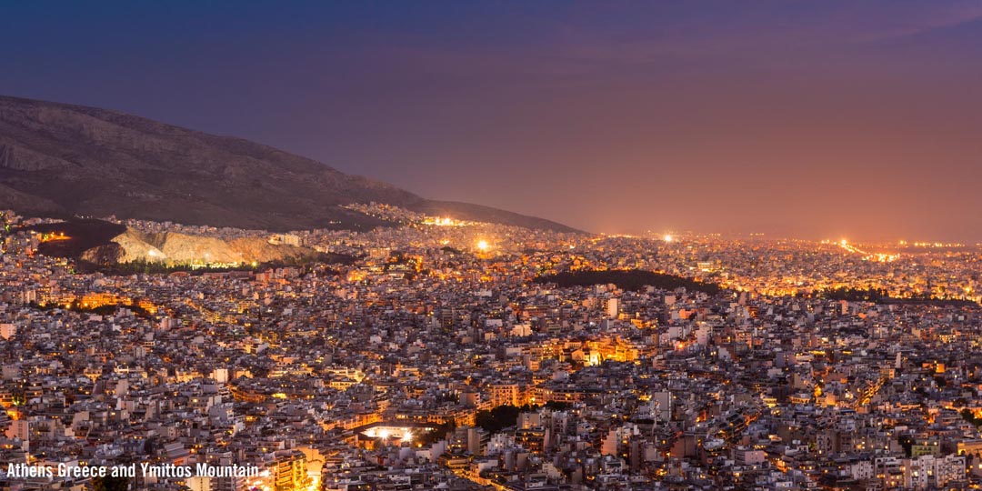 Rocky arch at papfragas Beach Greece
