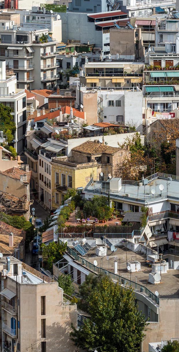 Athens Greece Rooftops