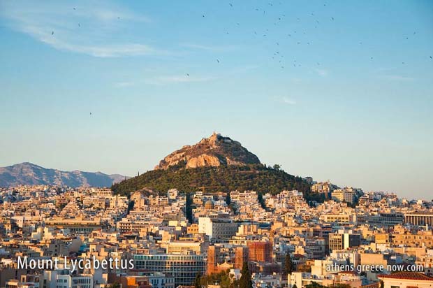 Lycabettus in Athens Greece