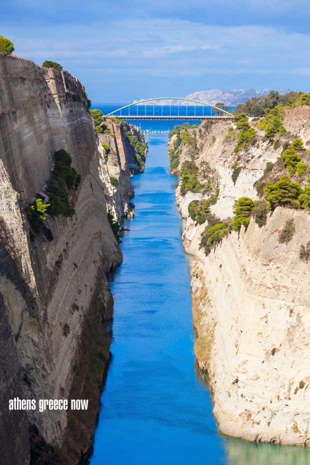 Corinth Canal in Greece