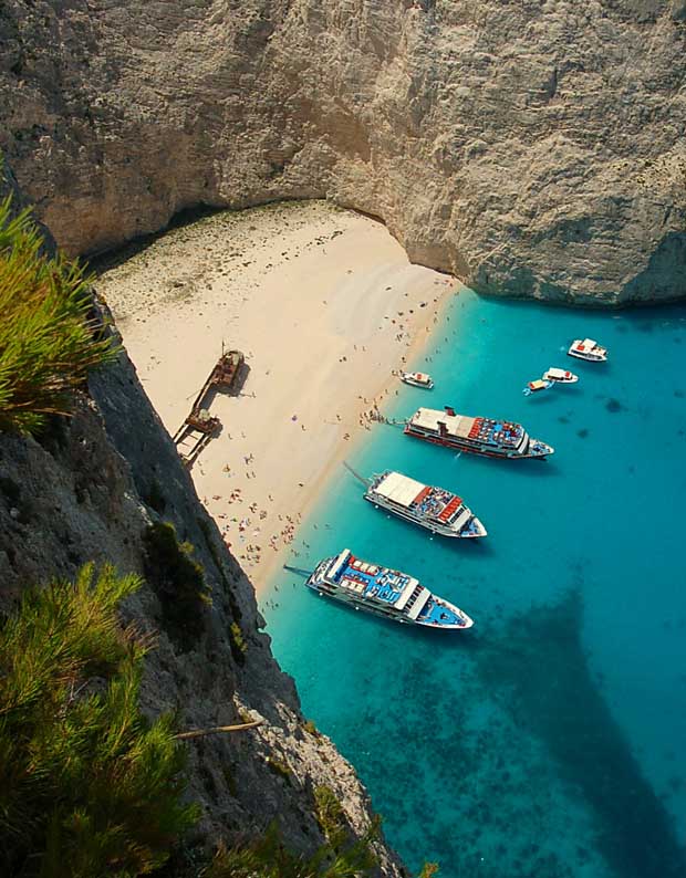 Shipwreck Beach on Zakynthos