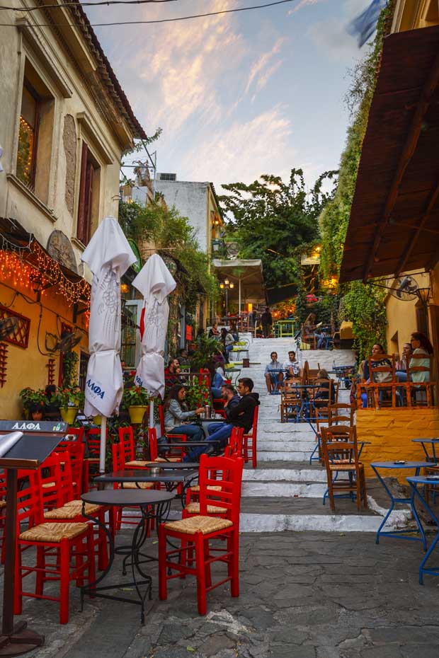 Plaka near the Acropolis