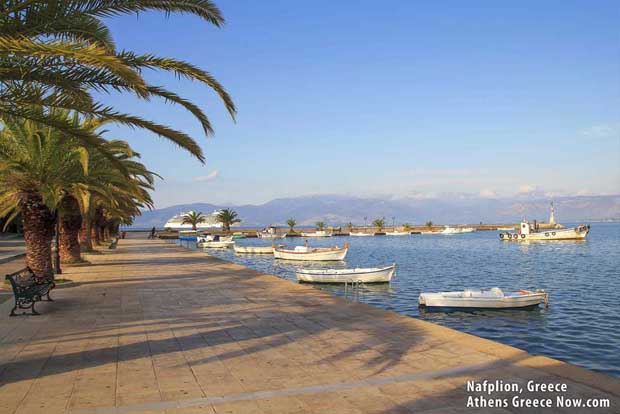 Naplion Port in Greece, Peloponnese