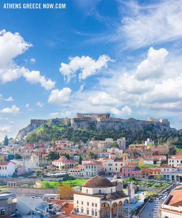 Monastiraki before the Acropolis - Athens Greece