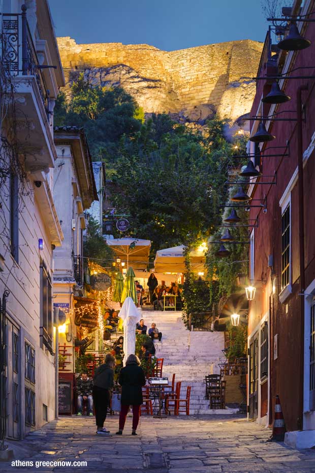 Below the Acropolis - Athens Greece
