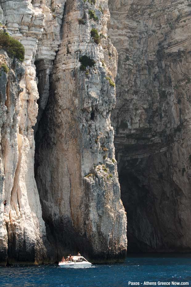 Paxos Island along the Ionian Sea