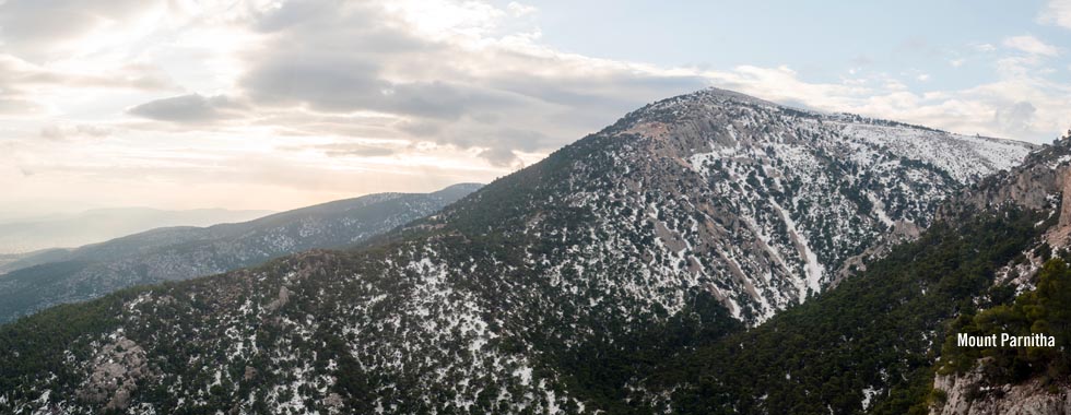 Mount Parnitha in Snow - Greece