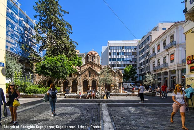 Church of Panaghia Kapnikarea, Kapnikareas, Athens, Greece