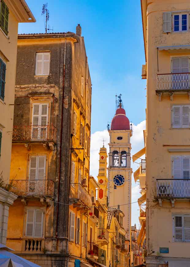 church of Saint Spyridon in Corfu