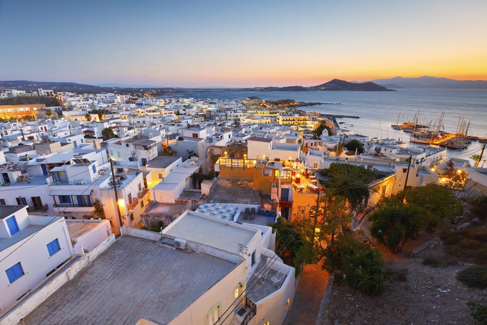 Sunset Naxos Greece