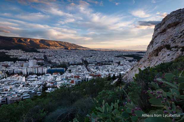 Athens from Lycabettus