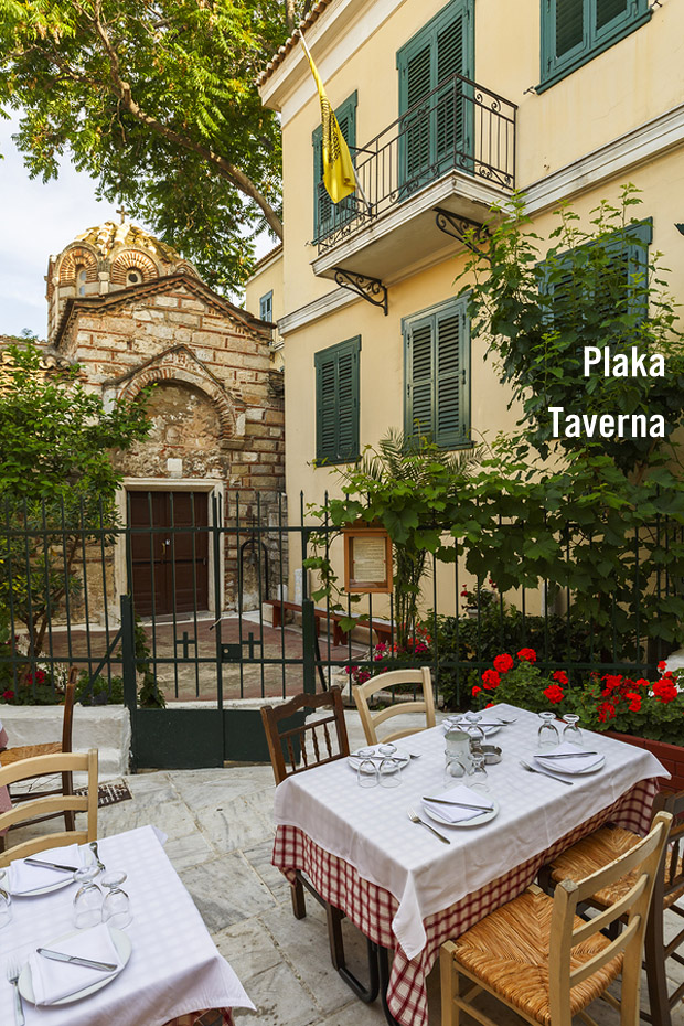 Plaka in Athens Greece