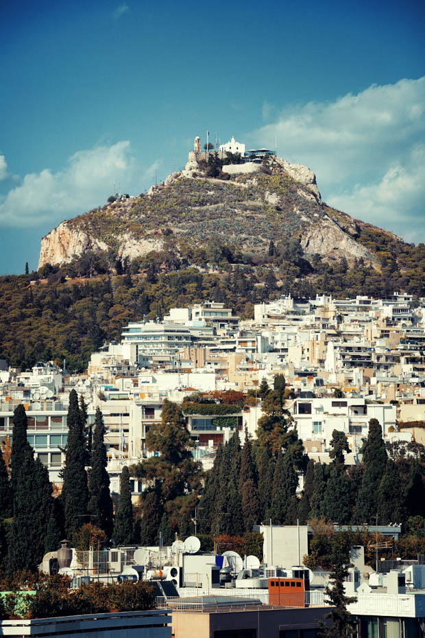 Lycabettus Hill in Athens Greece
