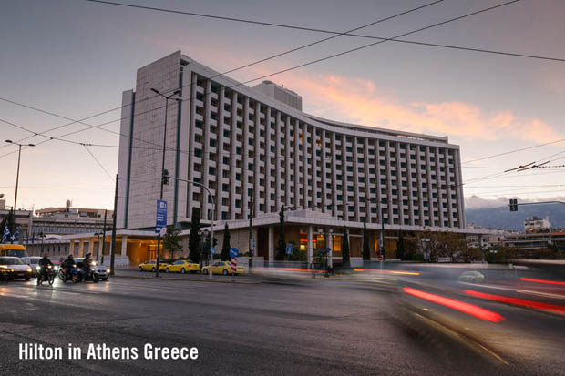 Hotel Hilton in Athens Greece