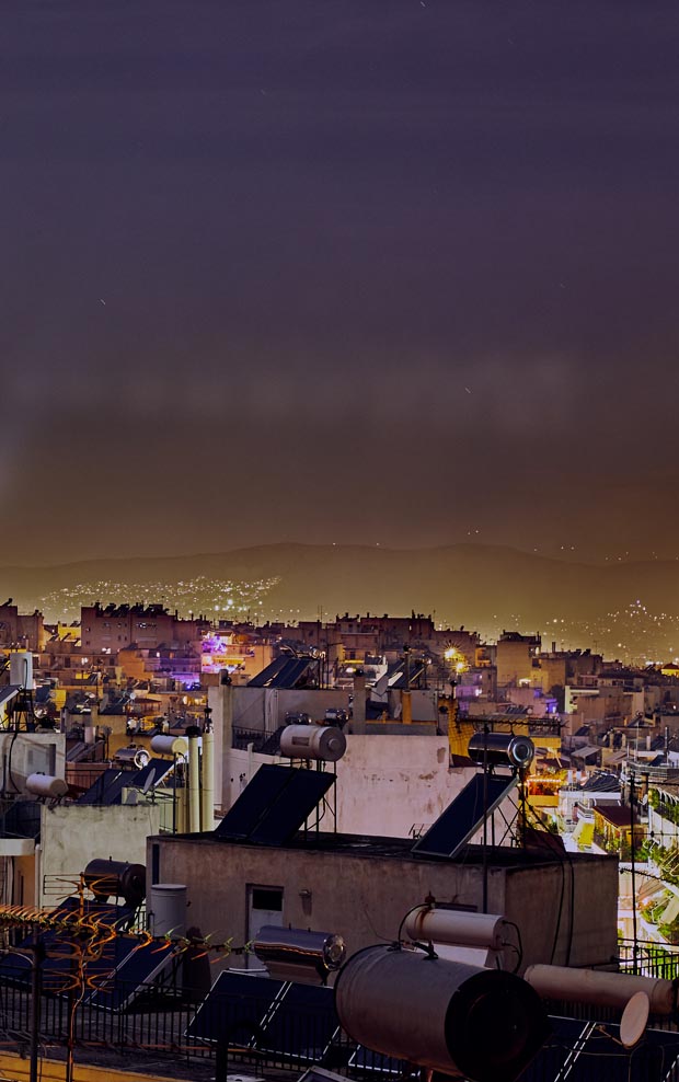Athens Greece at Night