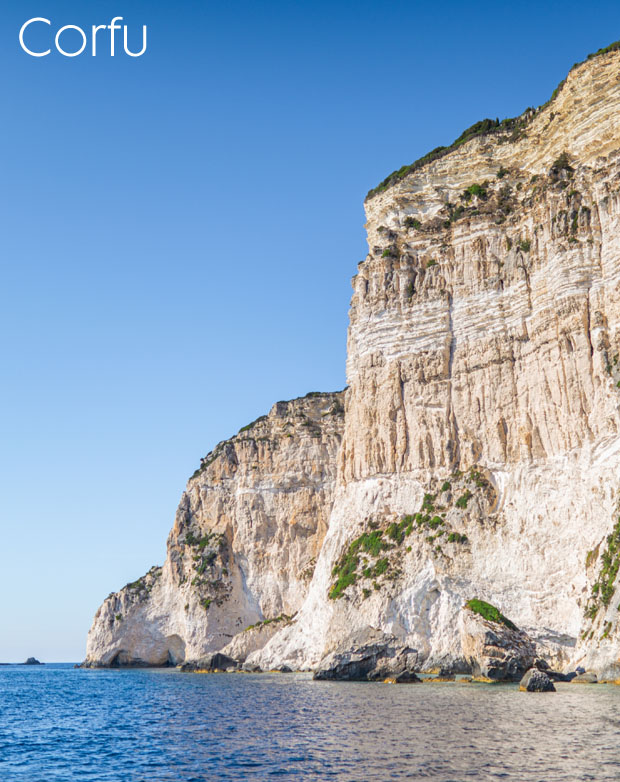 Corfu Sea Cliffs