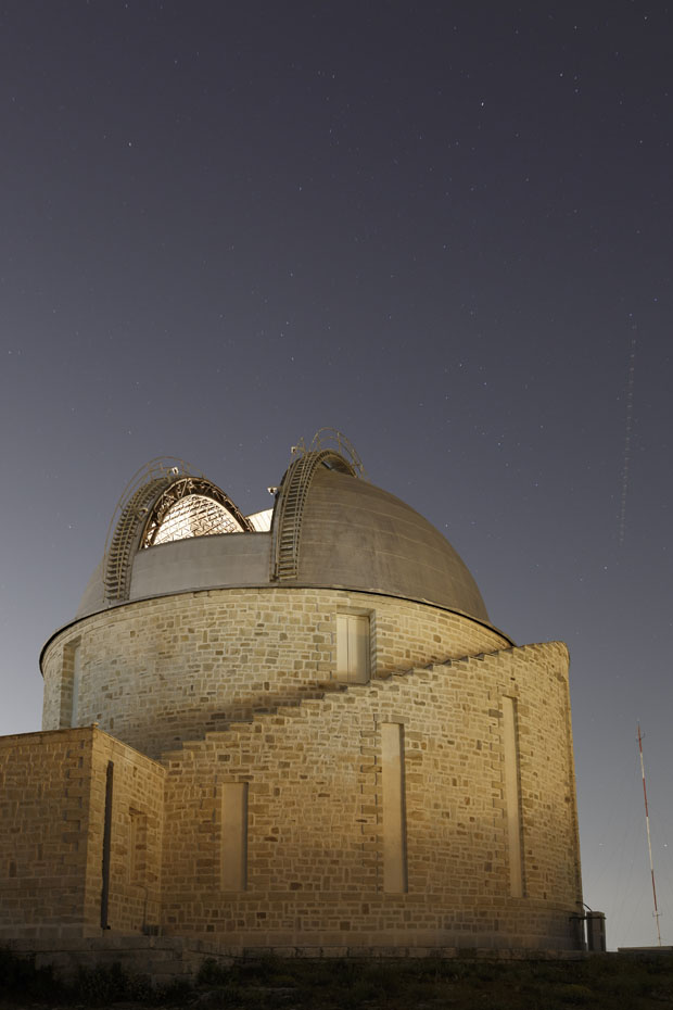 Telescope of the National Observatory of Athens in Penteli, Greece