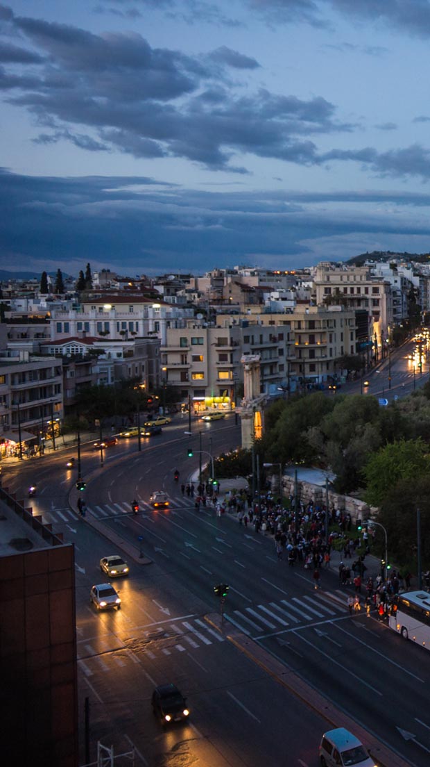 Athens at Dusk