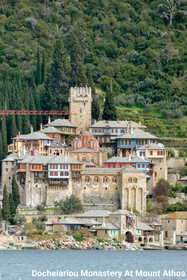 Docheiariou Monastery At Mount Athos