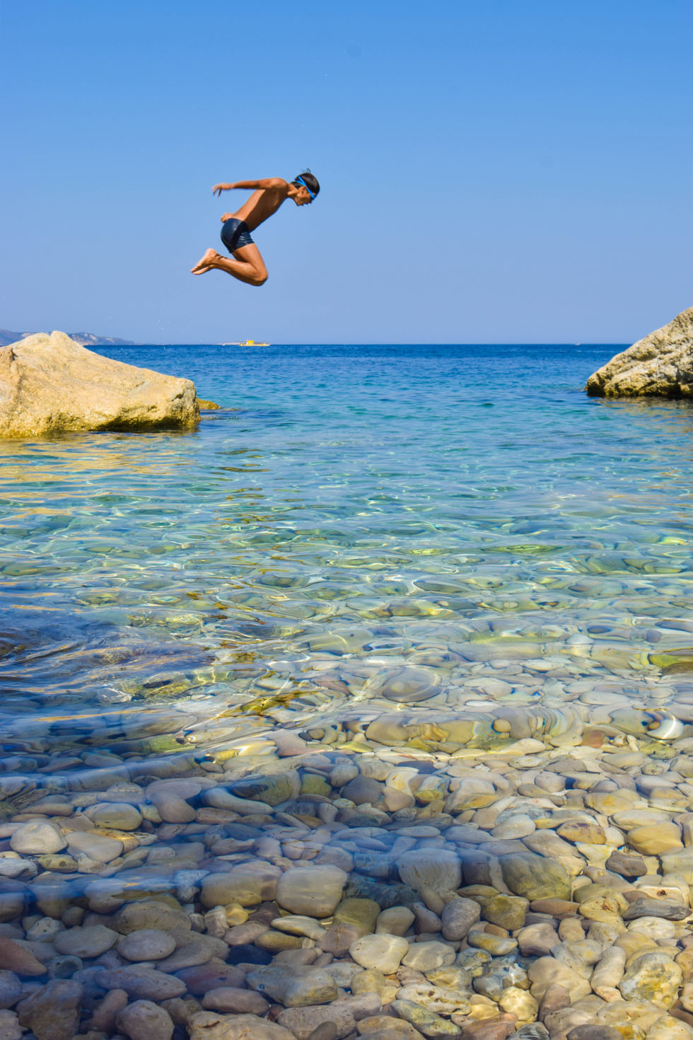 Jumping into the Aegean