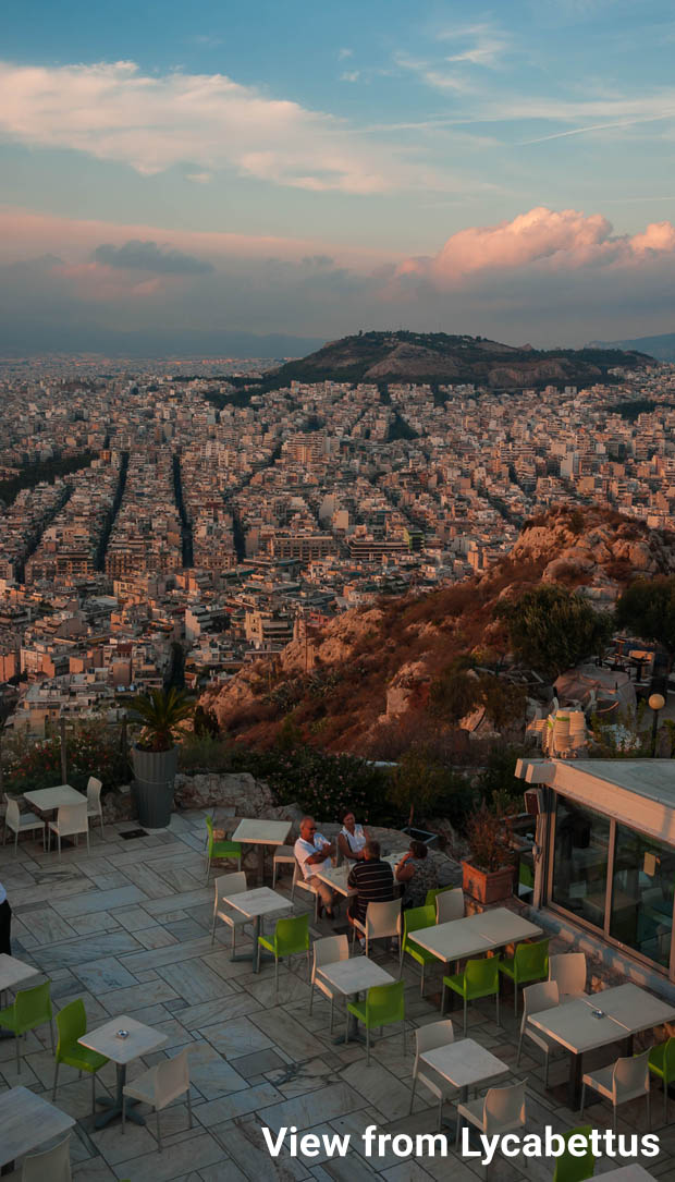 View of Athens from Lycabettus