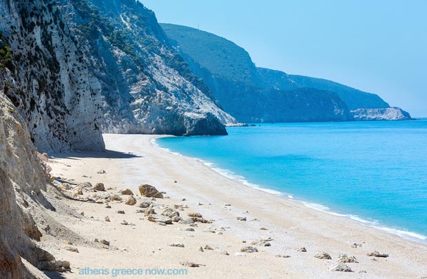 White Egremni Beach on Lefkada